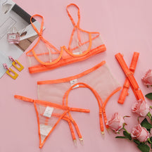 Conjunto Lingerie neon